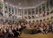Thomas Pakenham The Irish House fo Commons addressed by Henry Grattan in 1780 during the campaign to force Britain to give Ireland free trade and legislative independ USA oil painting artist